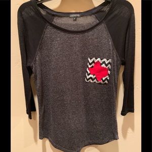 Texas baseball style top